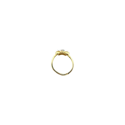 Star Turquoise Enamel Ring