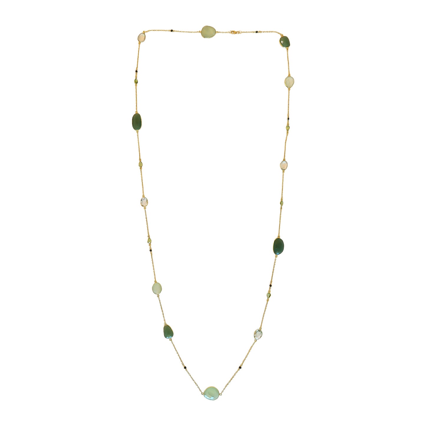 Necklace chrysoprose long NS 2539