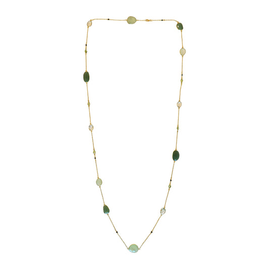 Necklace chrysoprose long NS 2539