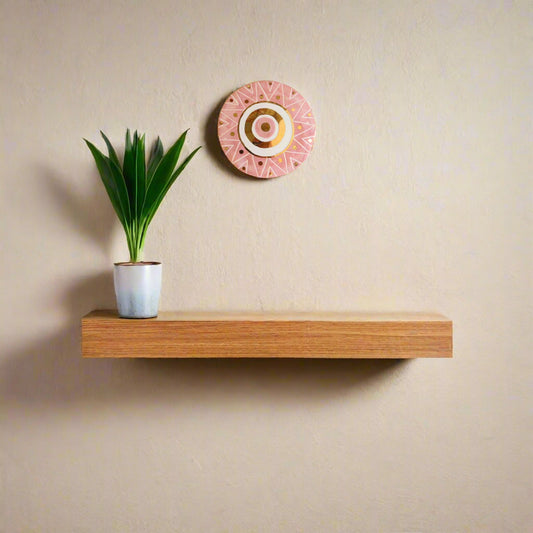 Pink Round Eye Wall Decor