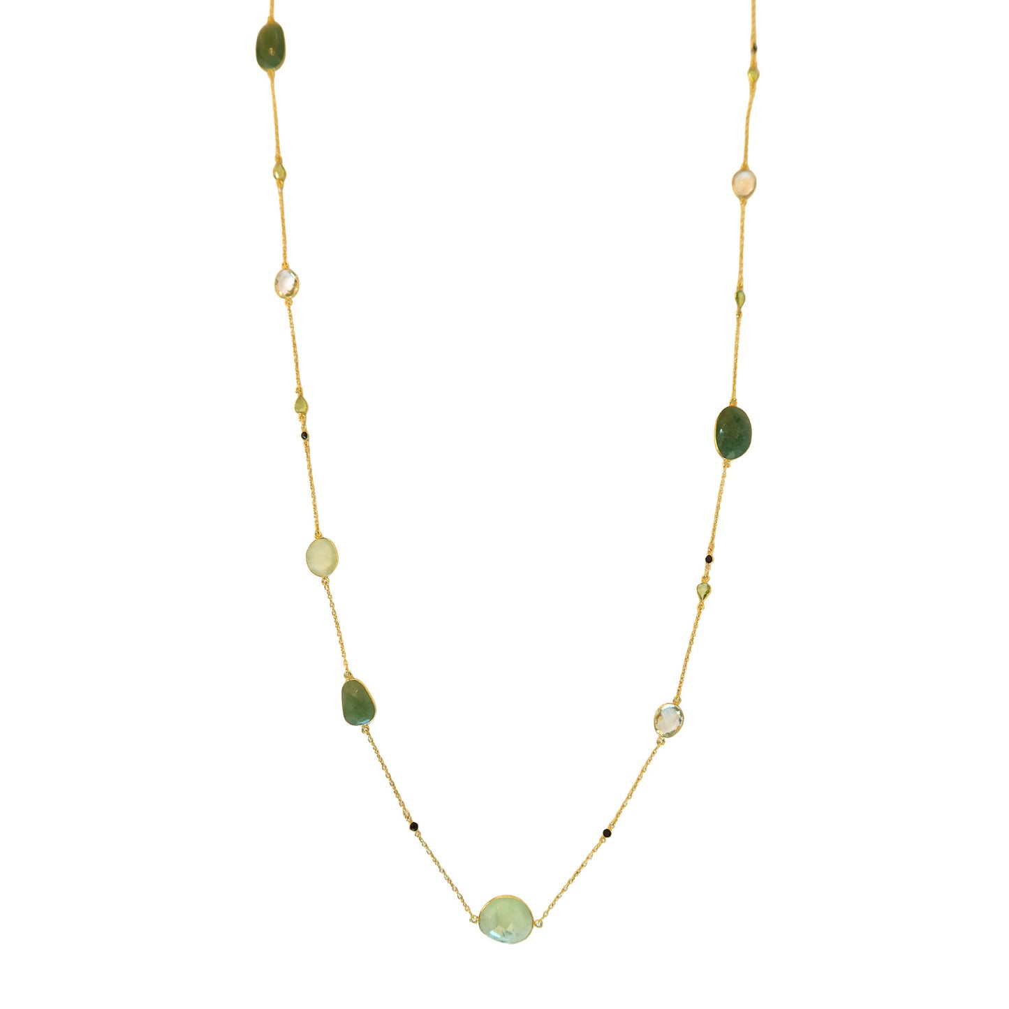 Necklace chrysoprose long NS 2539
