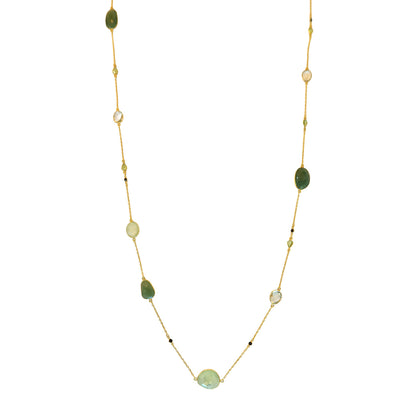 Necklace chrysoprose long NS 2539