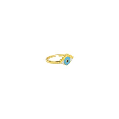 Eyelash Enamel Ring