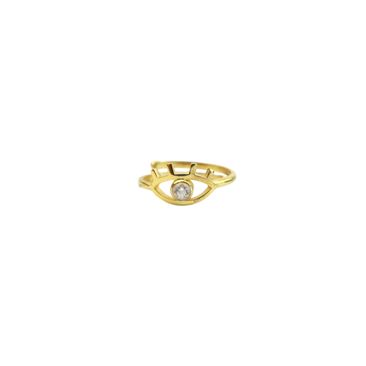 Tourmaline Eye Ring  R2470