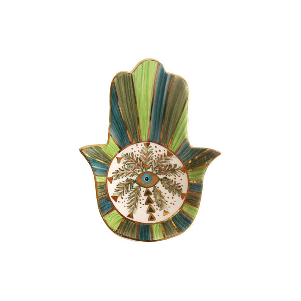 Khamsa Palm Tree Tableware l Wall Decor Sherie Boutik