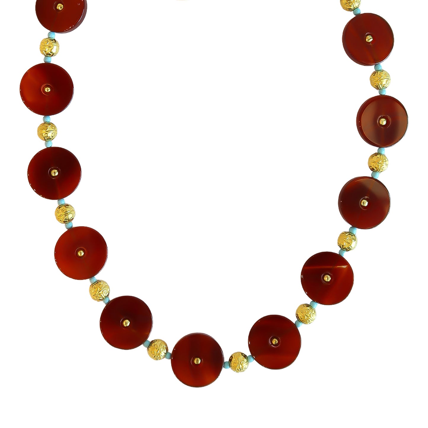 Necklace Carnelian round NS 2520