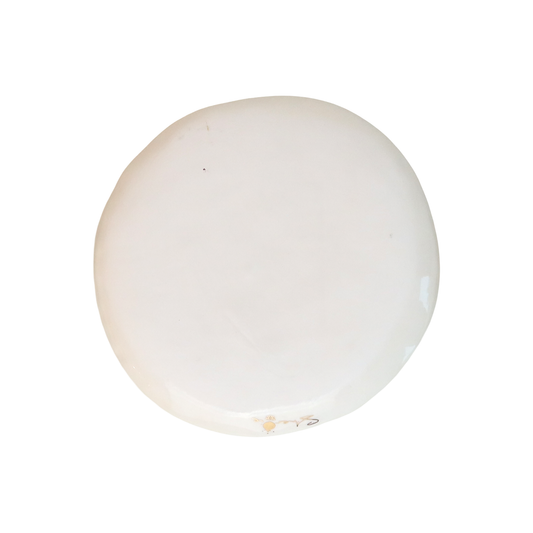 Green Cross Line Palm Tree Plate