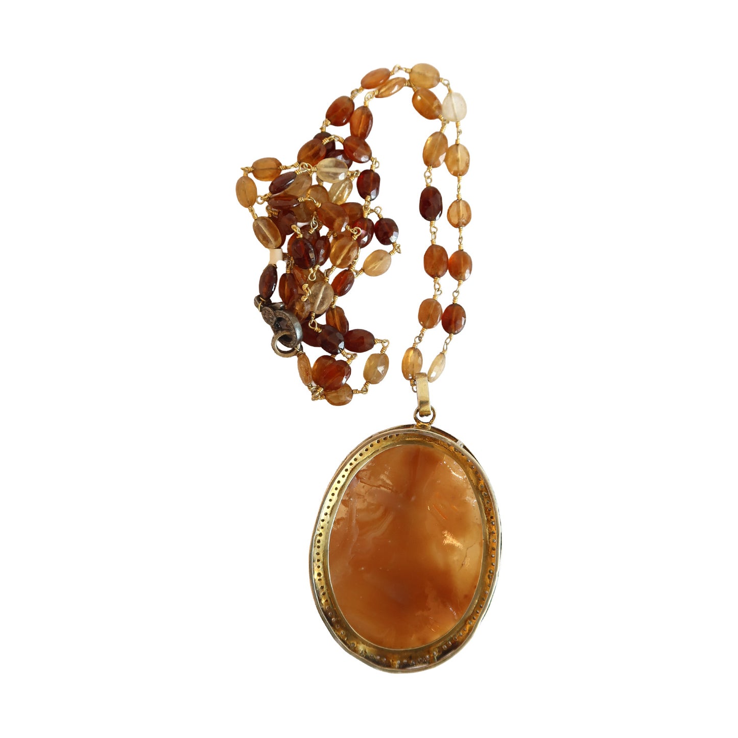 CAMEO PAVE NECKLACE