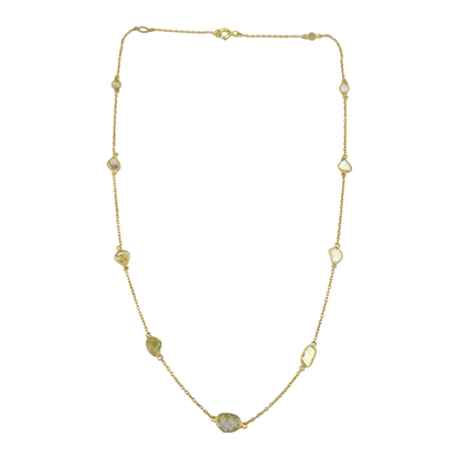 Necklace Plane Chain pave Diamond