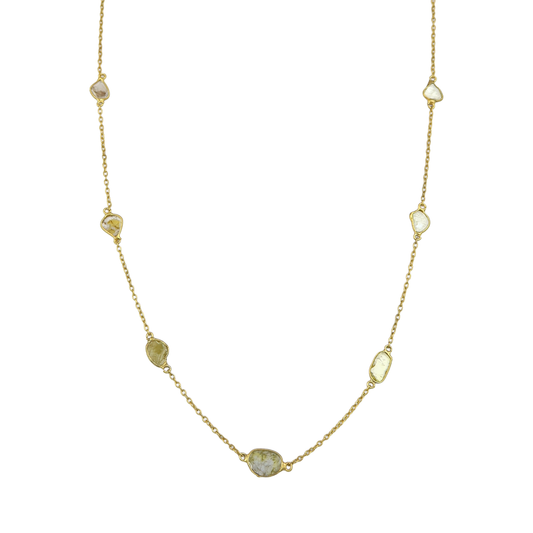 Necklace Plane Chain pave Diamond