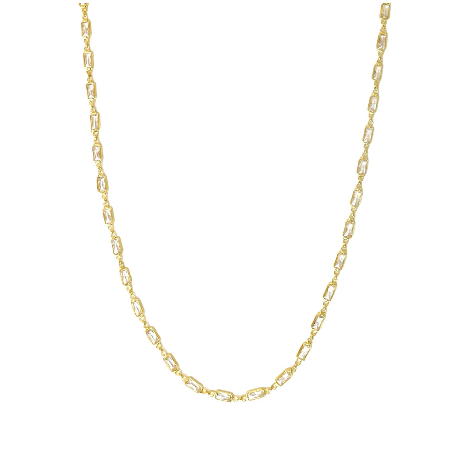 Crystal Necklace Chain Sherie Boutik