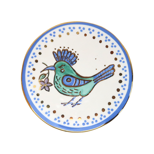 Garden Wall Décor Round hoopoes bird