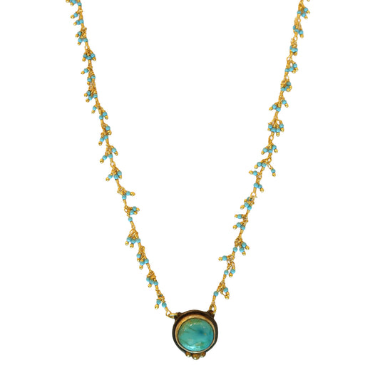 Necklace Turquoise Clester  NS 2506