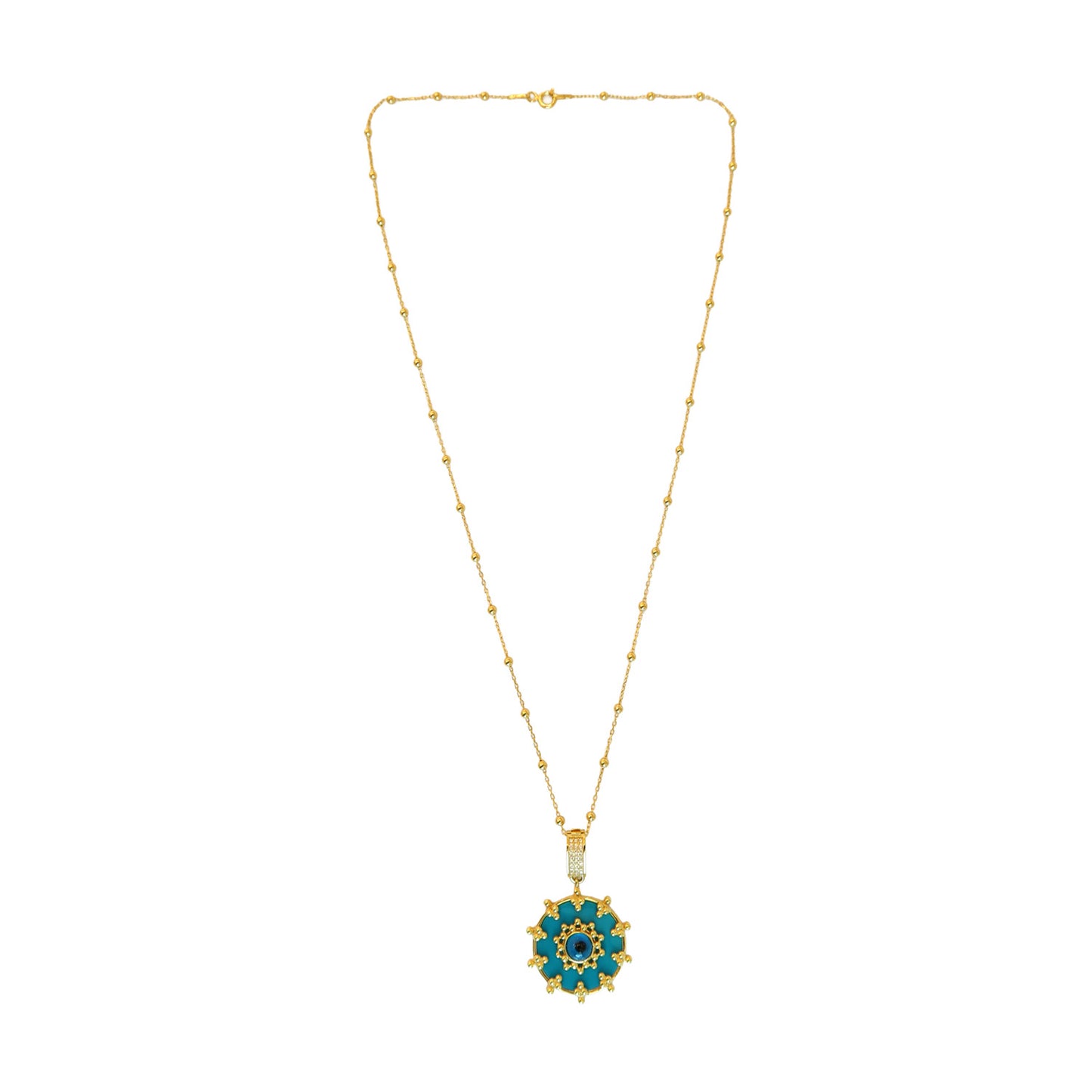 Necklace blue  eye  pendent NS 2545