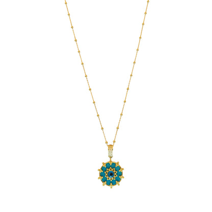 Necklace blue  eye  pendent NS 2545