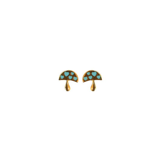 Heart Mushroom earring