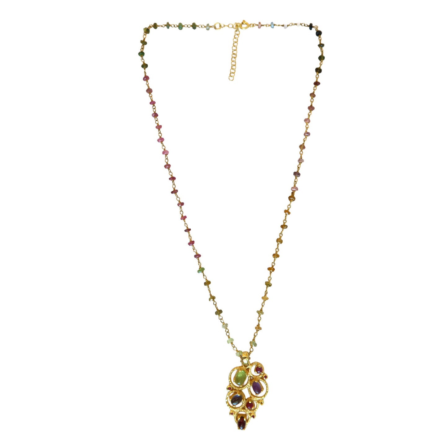 Necklace Tourmaline / tourmaline pendent NS 2533