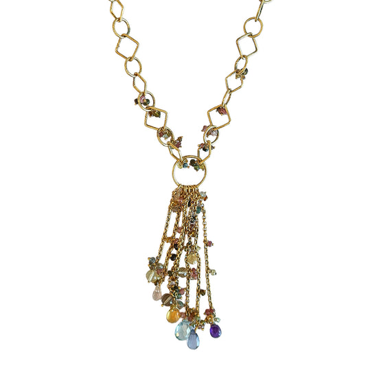 Necklace T/drop tourmaline pendent  NS 2530