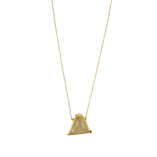 Necklace Rutilated  stone