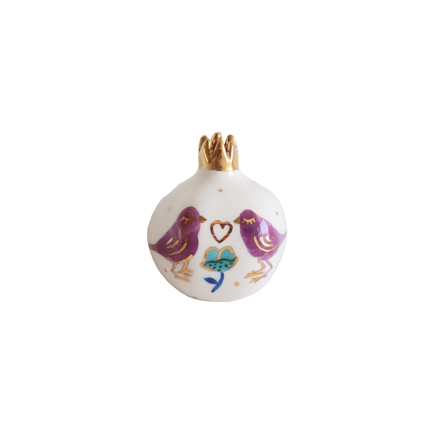 Two Lilac Bird Pomegranate Sherie Boutik
