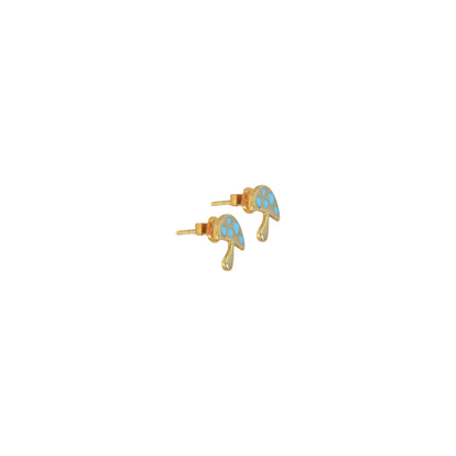 Heart Mushroom earring