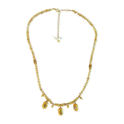 Necklace Yellow Opel   NS 2501