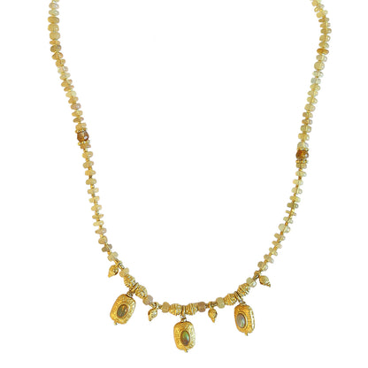 Necklace Yellow Opel   NS 2501