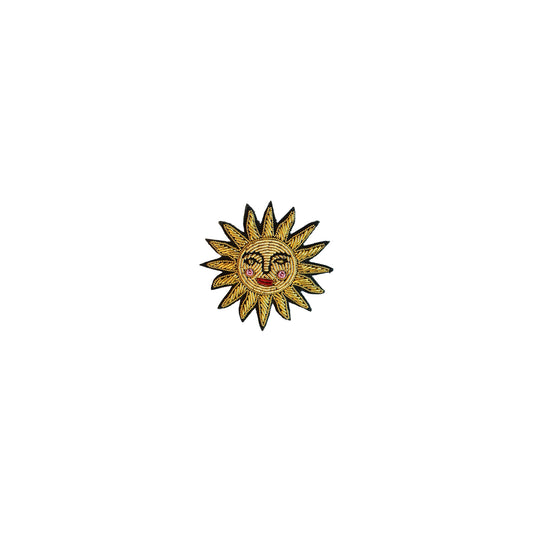 Shams Bullion Wire Broach