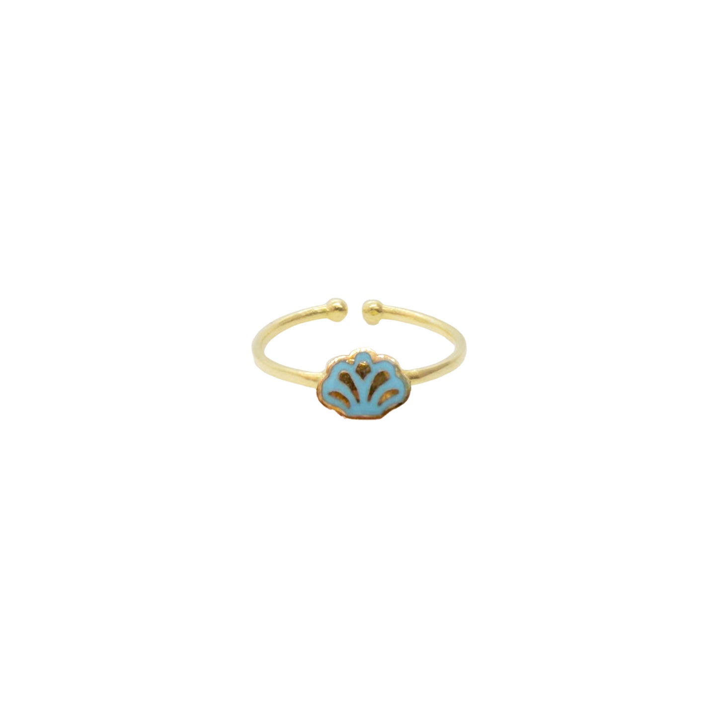 Shell Enamel Ring