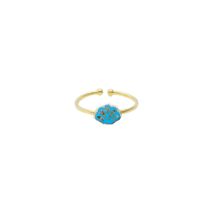 Shell Enamel Ring