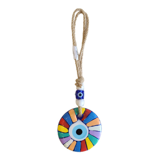 Rainbow Eye Multi color Wall Decor
