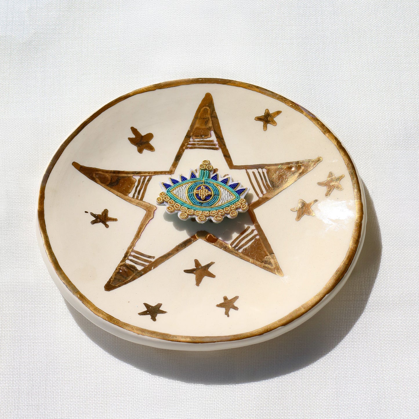 Brooch eye  bullion wire
