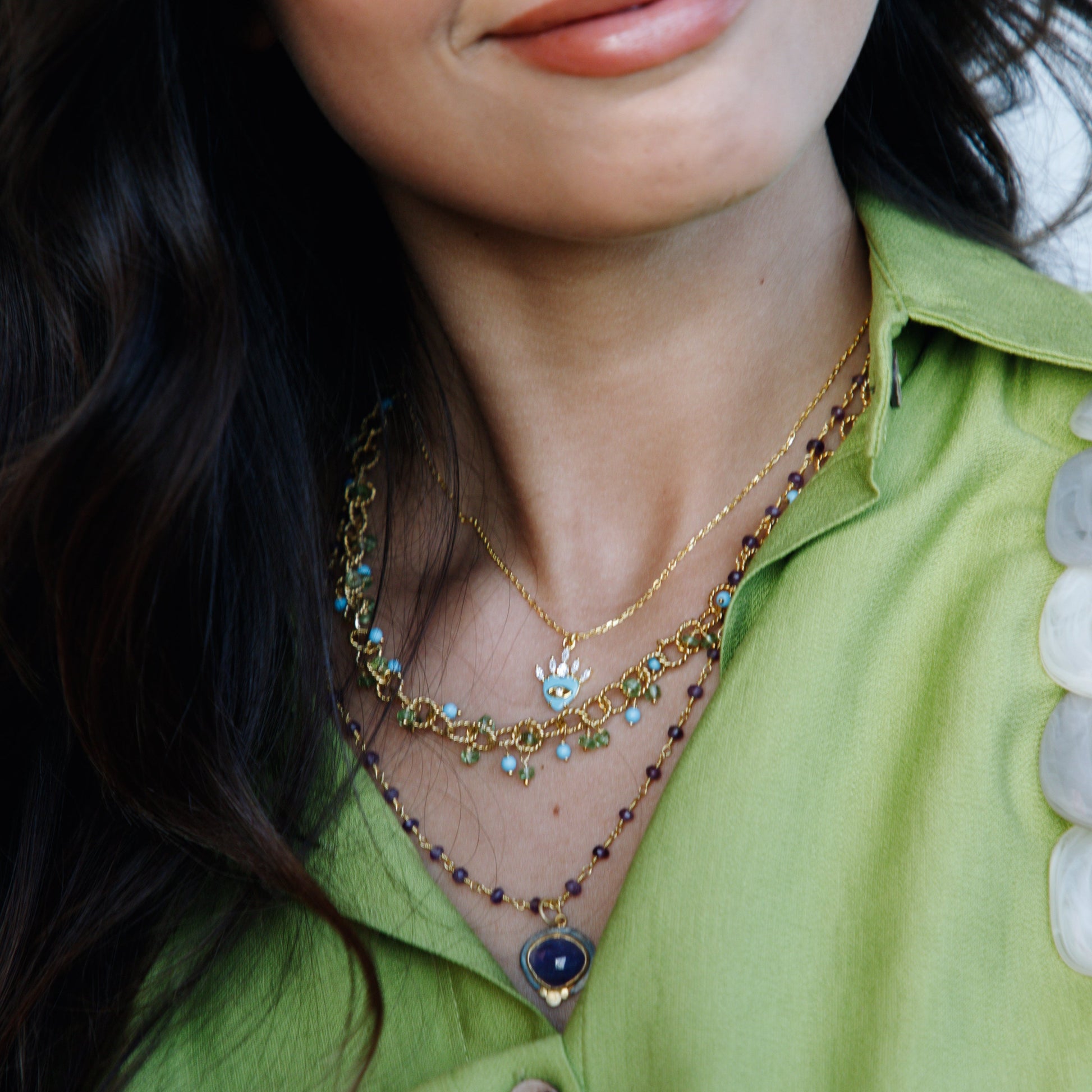 Necklace Period &Turquoise NS 2394 Sherie Boutik
