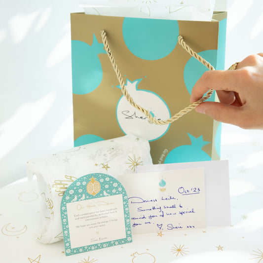 Turquoise + Shell Earrings