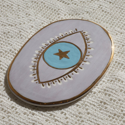 Lilac Eye Star Wall Décor