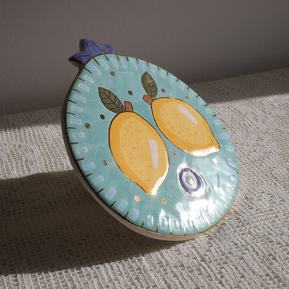Amalfi Lemons Ceramic Wall Décor