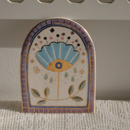 Flower Edition: Blue + Bumble Bee Wall Decor