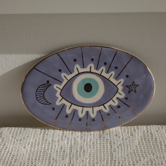 Lilac Moon + Star Eye Wall Décor