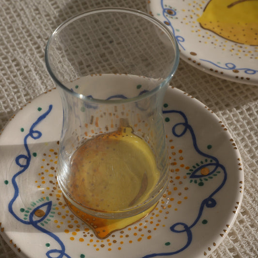 SB Amalfi Lemon Teacup Set Large