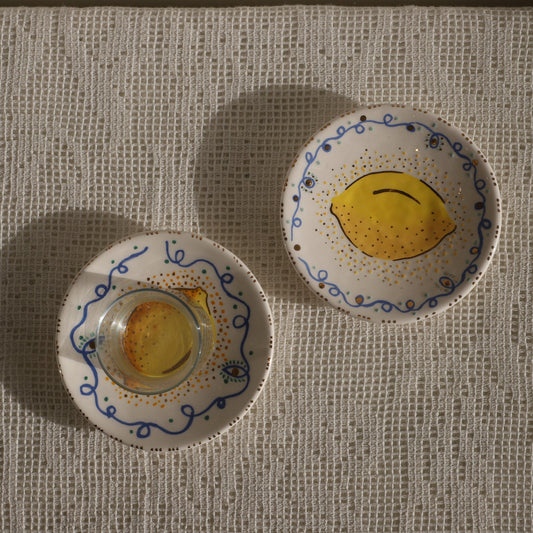 SB Amalfi Lemon Teacup Set