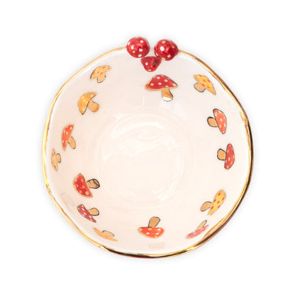 Happiness Mushroom Ceramic Bowl Sherie Boutik