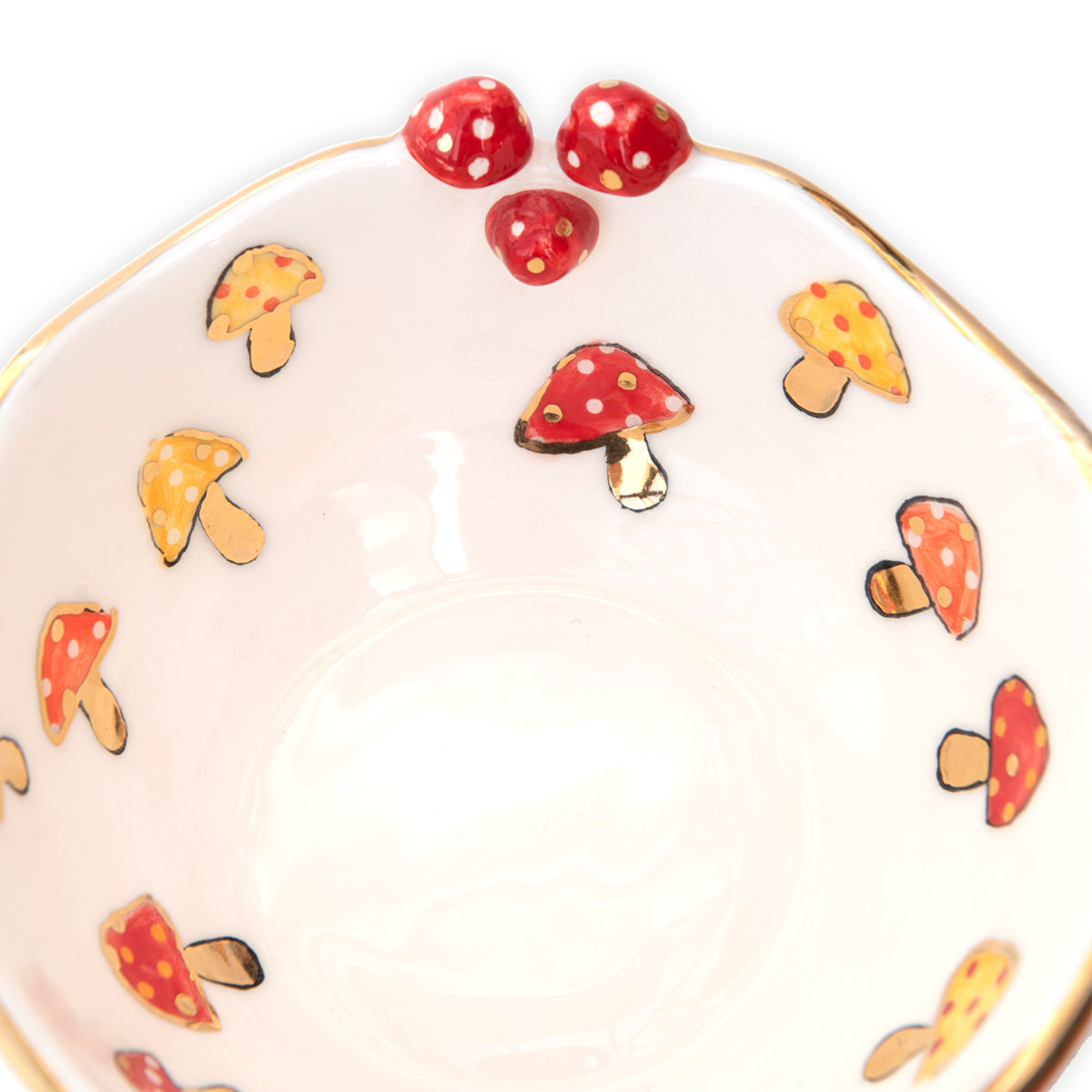 Happiness Mushroom Ceramic Bowl Sherie Boutik