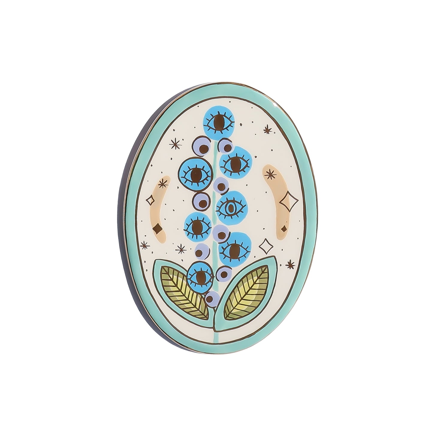 Flower Edition: Blue Blue Lilac Flower + Eye Lilac Wall Wall Décor
