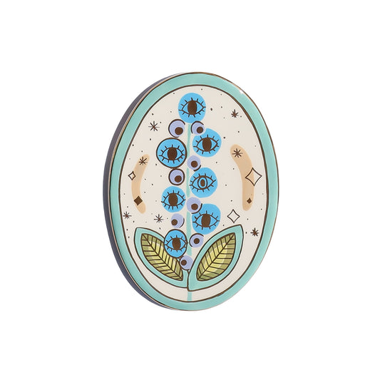 Flower Edition: Blue Blue Lilac Flower + Eye Lilac Wall Wall Décor