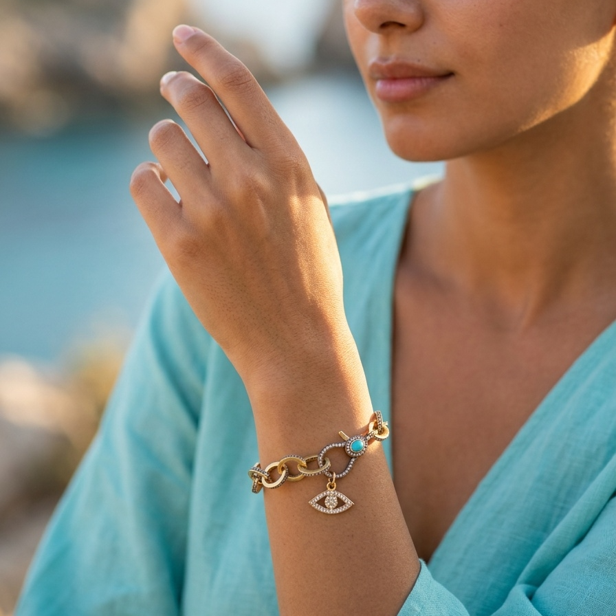 Bracelet Chain Link pave Diamond BR 2396