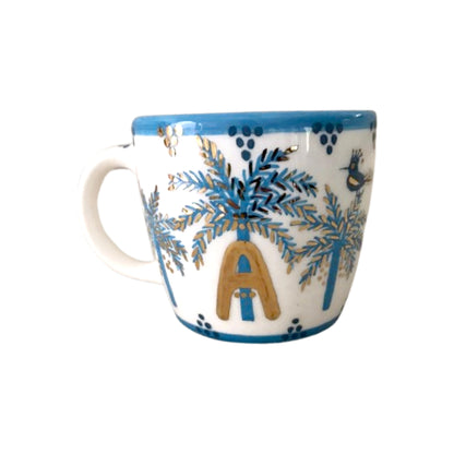 A Alphabet Palm Tree Mug