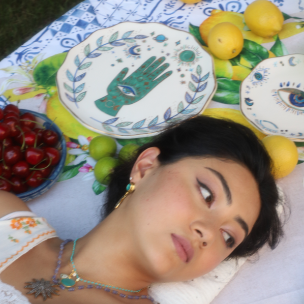 Celestial Khamsa + Eye Plate Sherie Boutik