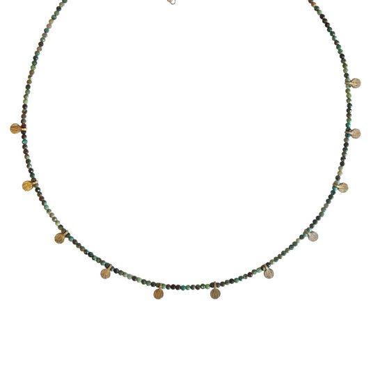 Malachite Mix Stone Necklace
