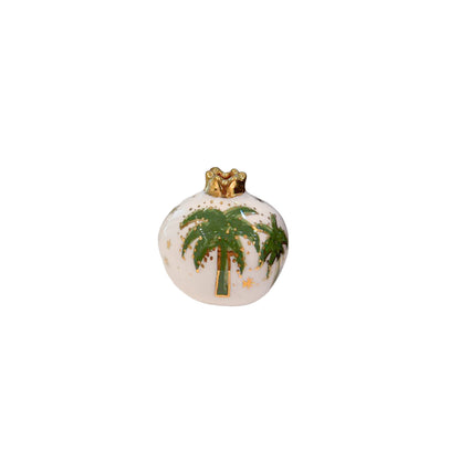 Two Green Palm Tree Pomegranate