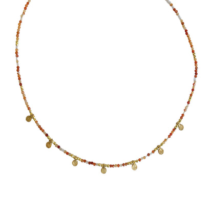 Necklace carnelian